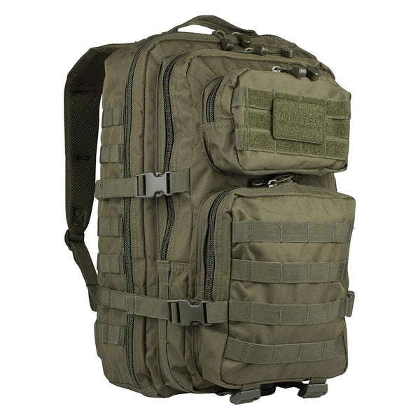 MIL-TEC U.S. Assault Combat ryggsäck TREKKING Vandring utomhus ryggsäck 36L oliv