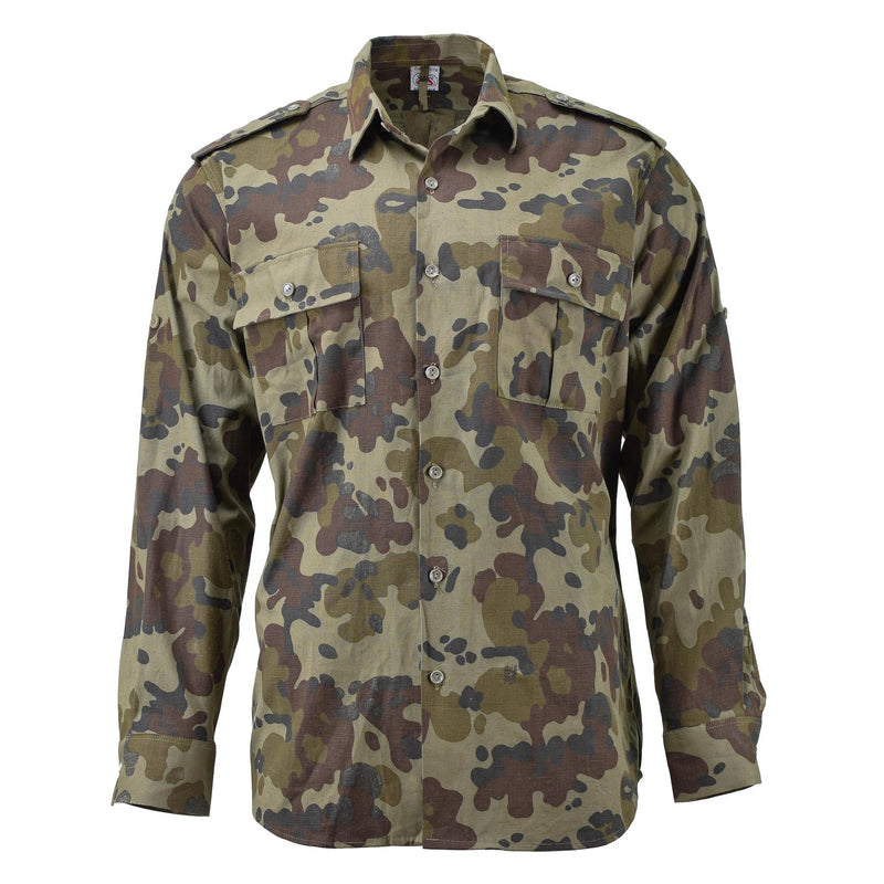 Original rumänska militära skjortor Lätt fält Uniform M94 Mozaic Camo