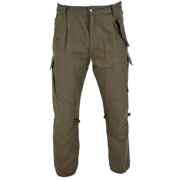 Original italienska arméstridbyxor BDU Field Troop Work Uniform Pants OD