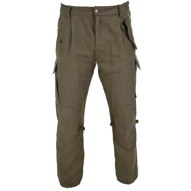 Original italienska arméstridbyxor BDU Field Troop Work Uniform Pants OD