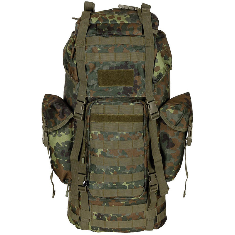 MFH Brand Army BW Combat Tactical Molle 65L ryggsäck Aluminium Rod Field Bag Ny