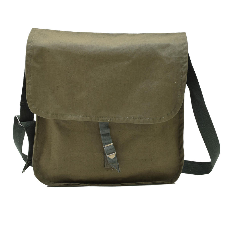 Original Bulgarian Army Olive Shoulder Bag Justerbar rem utomhusresor Ny