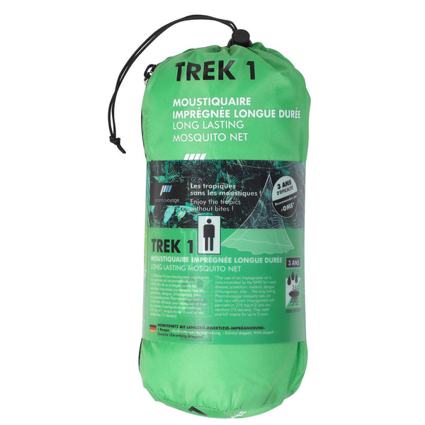 PharmaVoyage Mosquito Net Trek 1 Camping Outdoor Insect Mesh Protection White