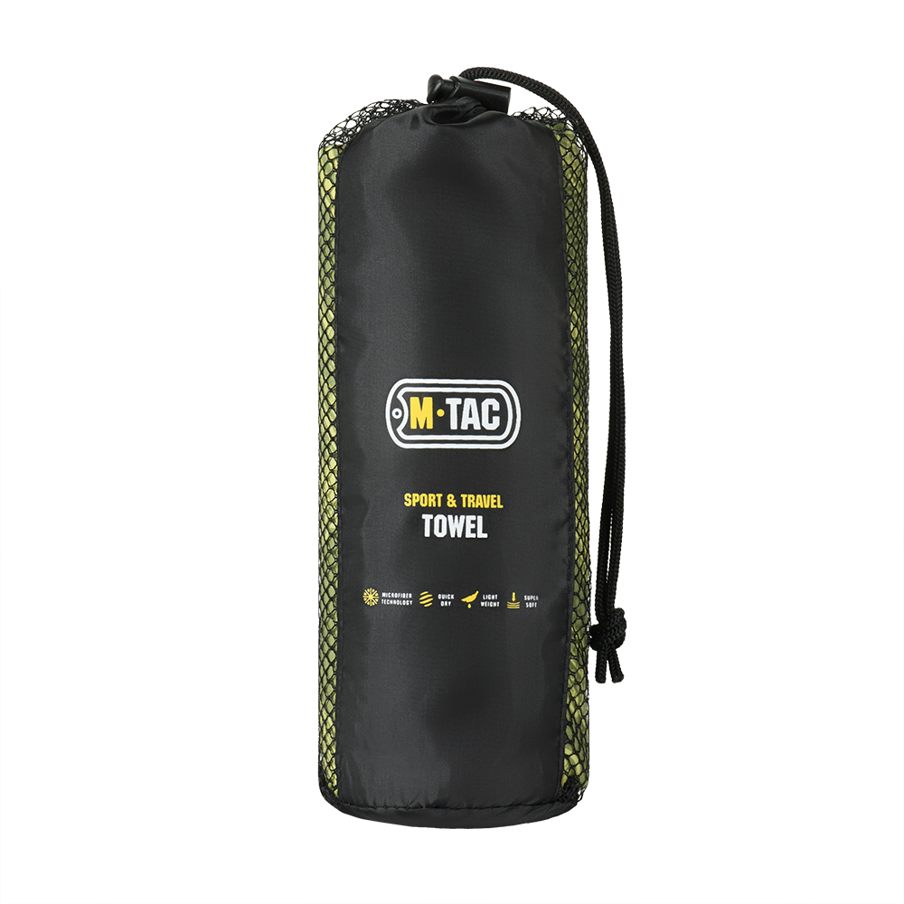 M-TAC Mikrofiberhandduk 150x75cm Snabbtorkande Utomhusresor Camping Grön