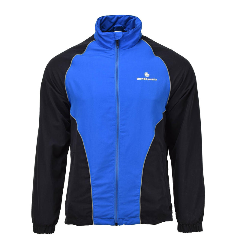 Äkta tyska militär Bundeswehr jacka tracksuit skjortor sportkläder blå svart