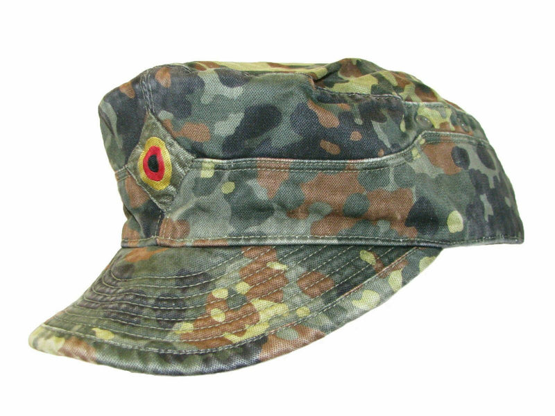 Äkta tyska armé militär flecktarn camo cap Bundeswehr stridsfält strid