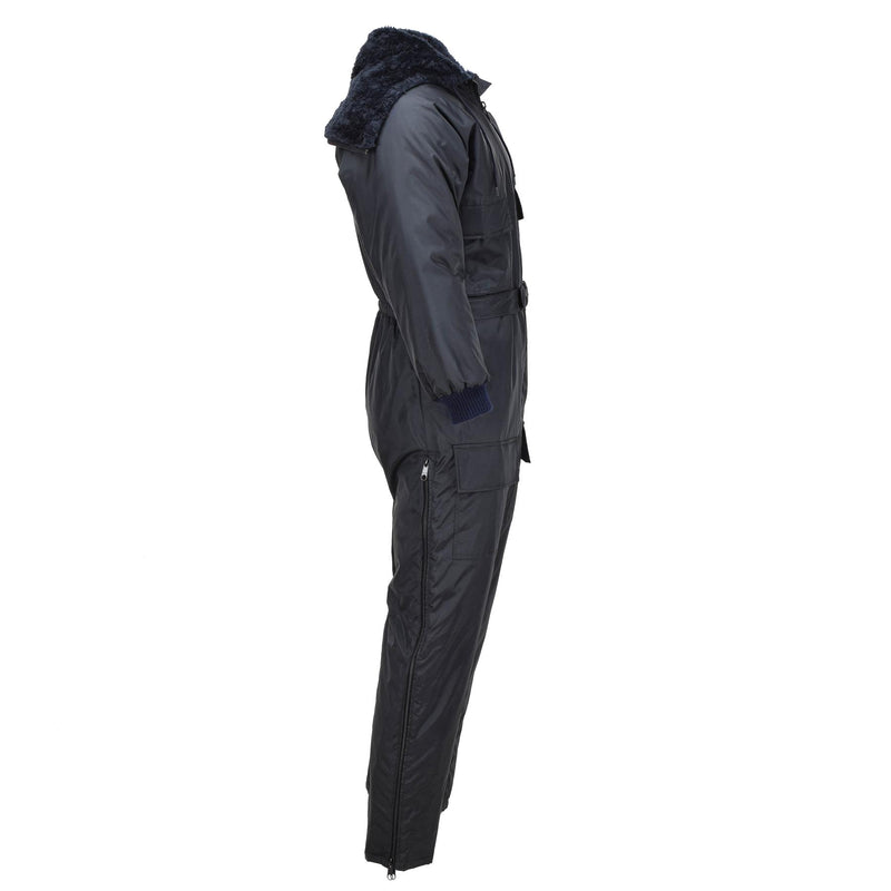 Original Dutch Military Work Coverall Hooded Cold Weather Jumpsuit quiltad foder