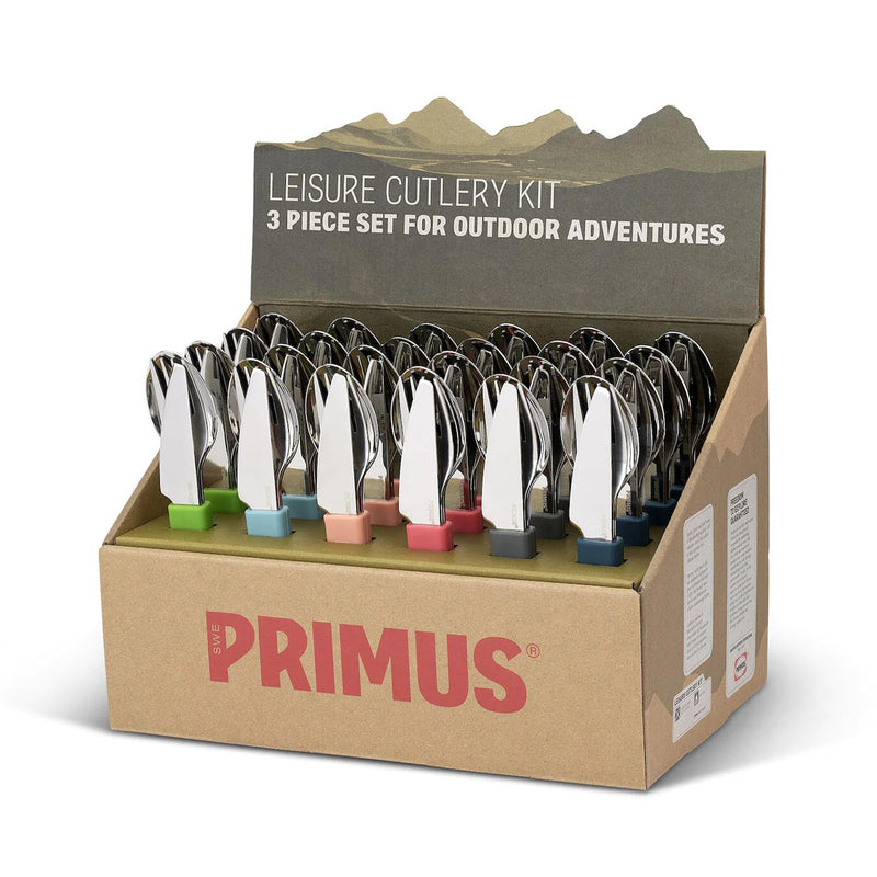 Primus Leisure Cutery Set Camping Toming Knife Fork Spoon Outdoor Lightweight