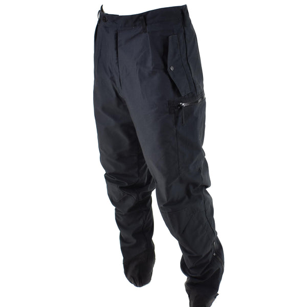 Original Swedish Army M90 Pants Black Field Combat Trousers Bdu New