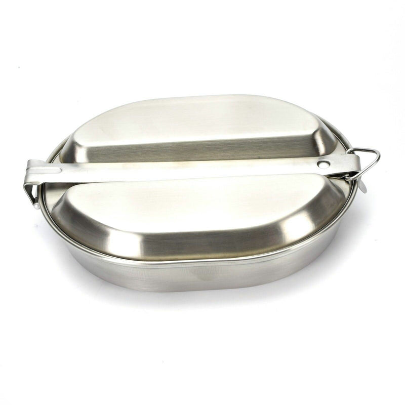 US Army Mess Kit rostfritt stål Militära mess tins us stil äta redskap nya