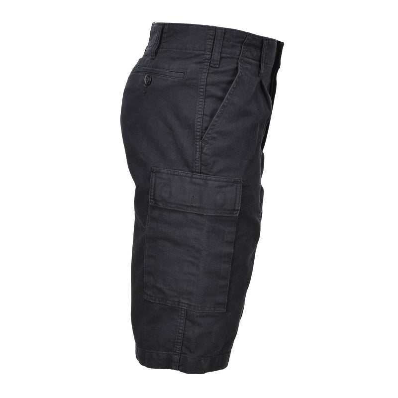 Leo Kohler Militär personal Bermuda Shorts knälängd vandringshorts svart