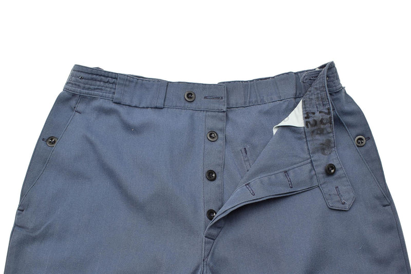 Äkta schweiziska civilförsvarsbyxor Blue Pants Combat Schweiz Military används
