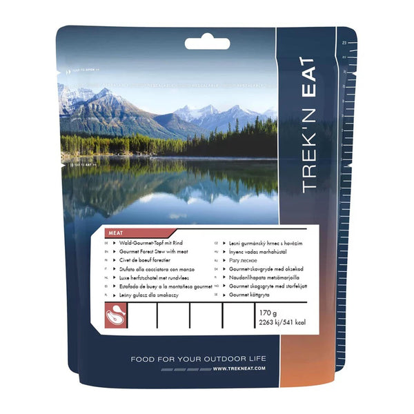 Trek'n äter huvudmåltid Gourmet Forest Dehydratiserad nödration Matcamping