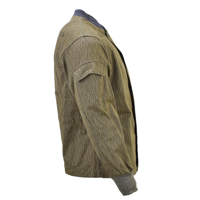 Original tysk militär NVA Strichtarn Camo Jacket Vintage Combat Field Uniform