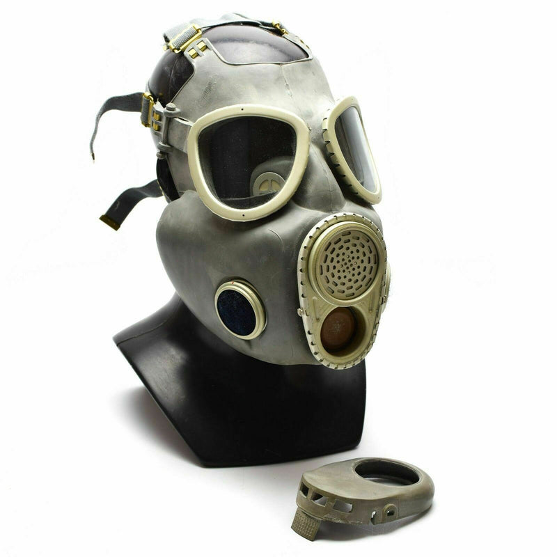 Polsk militär gasmask MP-4 äkta respiratorisk kemisk grå oliv od ny