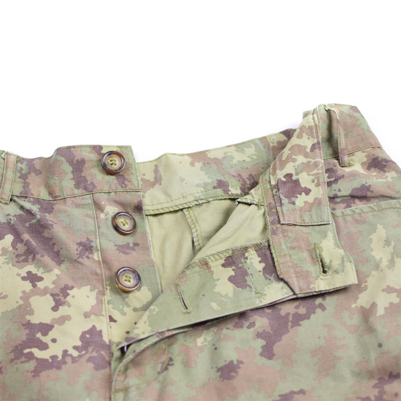 Äkta italienska armé rip stop öken vegetato camo byxor bekämpa fältbyxor