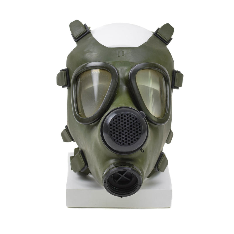 Rumänska M74 Gasmask Full Face NBC Respirator Vintage Olive Military Surplus