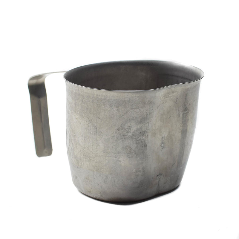 Original Österrikisk armé kantin rostfritt stål koppar vikhandtag militär fråga