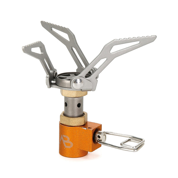 A.Blochl Portable Camping vandring Burner spis vikbar lätt titan Ny