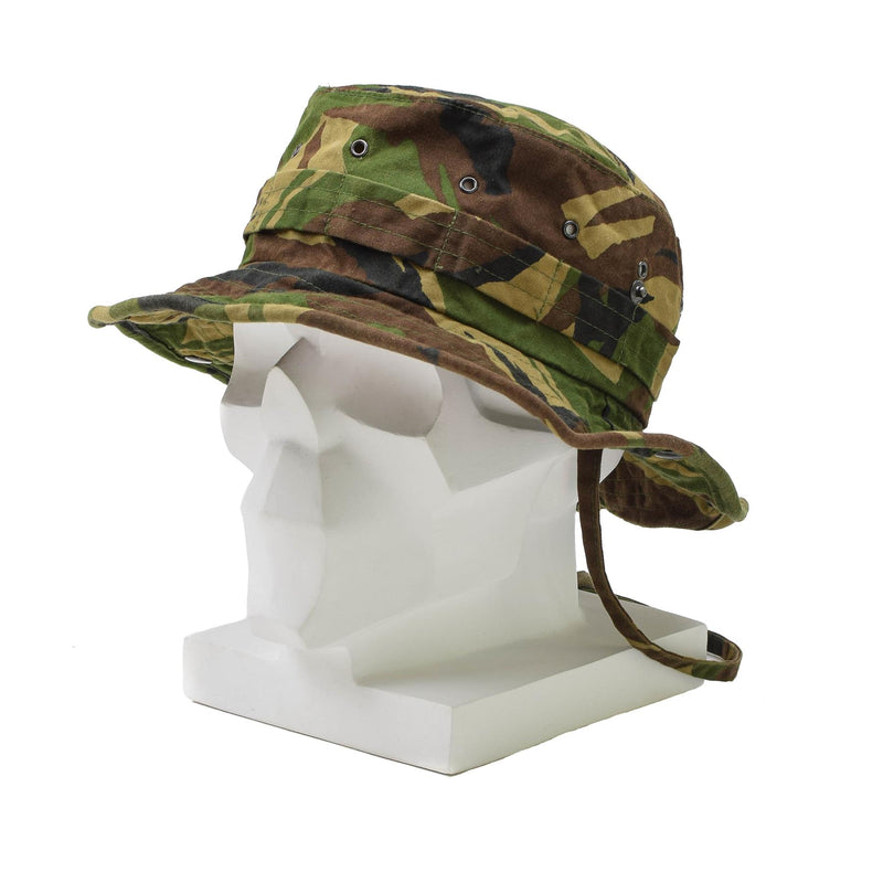 Original Dutch Military Panama Hat Neck Flap Tactical DMP Boonie Cap Surplus