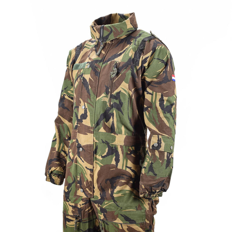 Äkta holländska tankfartyg Militärdräkt kamouflage övergripande jumpsuit ny