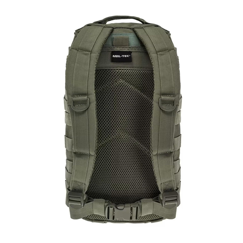 MIL-TEC U.S. Assault Style Tactical Ryggsäck 20L Vandring utomhus Daypack Olive