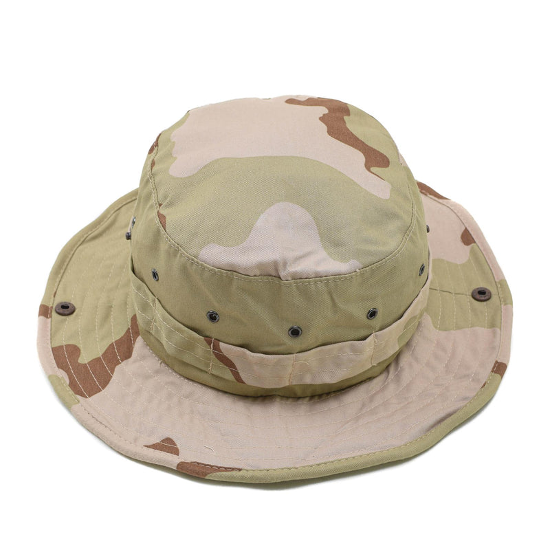 Original Dutch Military Boonie Hat DPM Desert Camo Wide Brim Summer Hat Ny