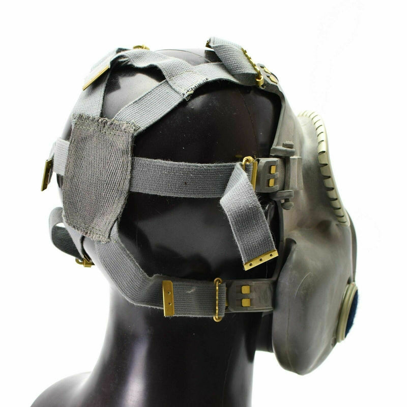 Polsk militär gasmask MP-4 äkta respiratorisk kemisk grå oliv od ny