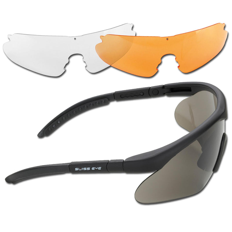 Swiss Eye Wide Shooting Goggles Ballistic Tactical UV400 Eye Protection Shield