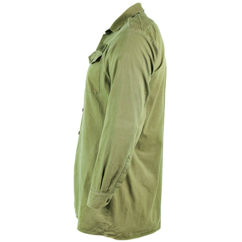 Original British Army Shirt O.D Grön militärtjänst långärmad BDU BDU