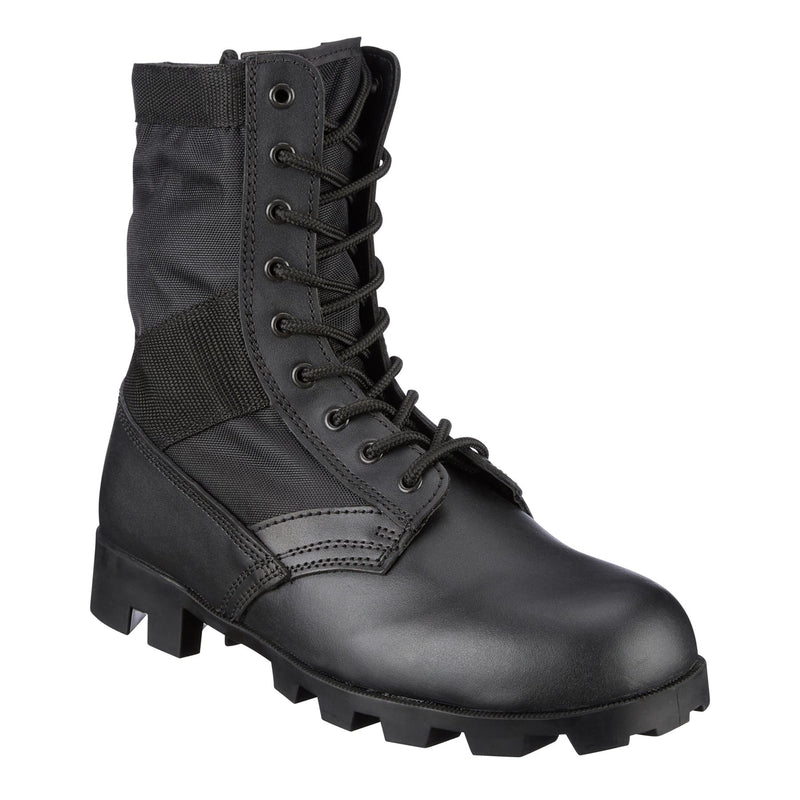 Äkta U.S. Army Jungle Black Leather Panama stövlar bekämpa militära skor Ny