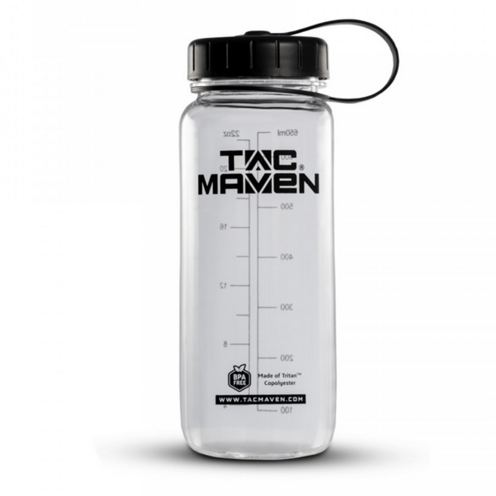 TAC MAVEN Norman Tritan Water Bottle 650ml BPA-Free Outdoor Transparent