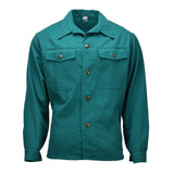 Original österrikisk militär typ 75 Field Shirt Långärmad arbetskläder Grön
