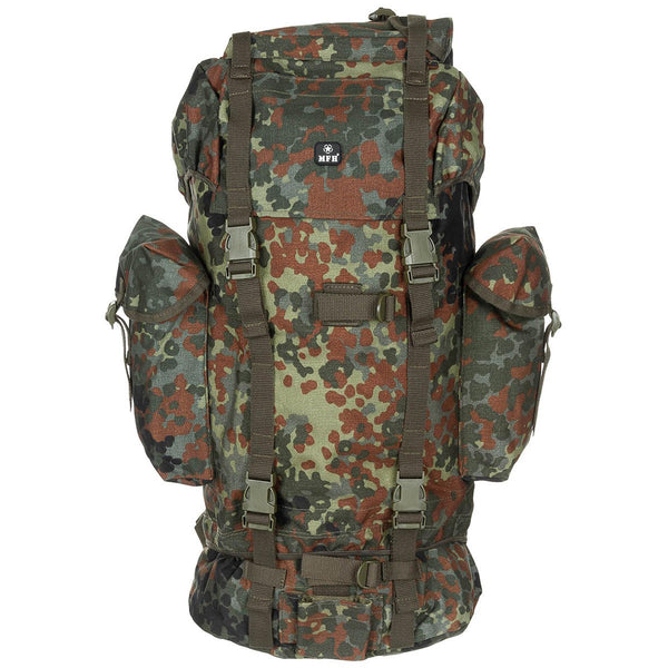 MFH Military BW Camo Combat 65L ryggsäck Federal beväpnad tvingad taktisk väska ny
