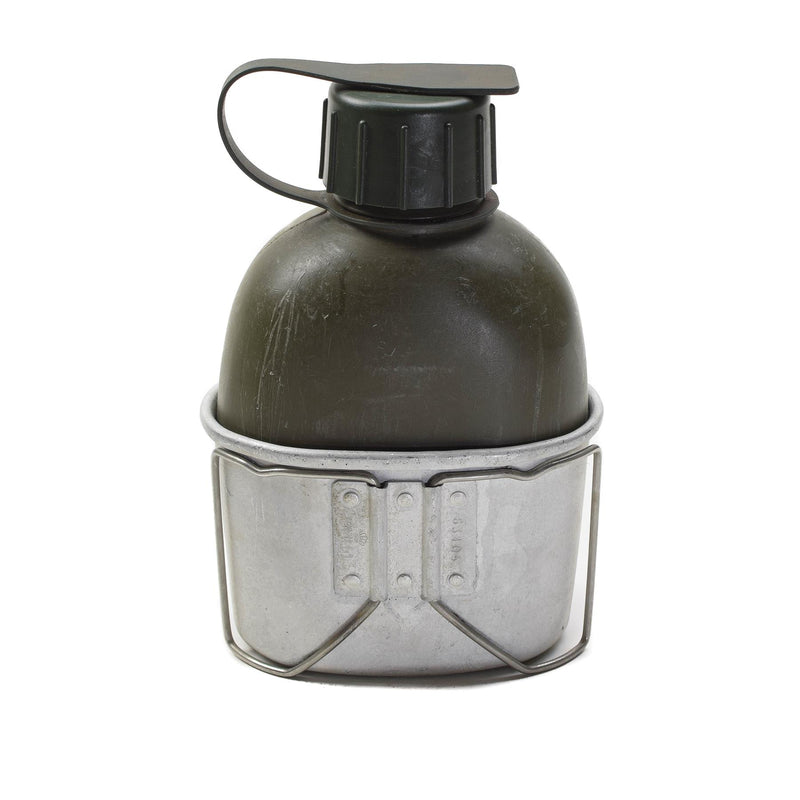 Original dansk militärkolv Canteen Pouch Universal Attachment DK Camouflage