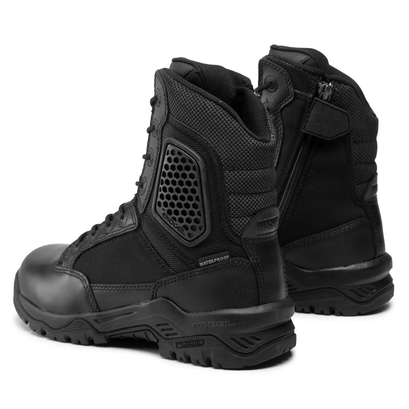 Magnum Strike Force 8.0 Combat Boots Leather Tactical Duty vandringsskor Svart