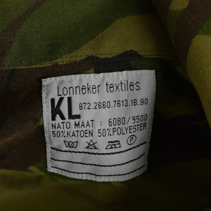 Original Dutch Army Shirt M65 Militärutgåva Woodland DPM Combat Jacket Holland