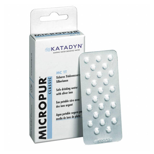 Katadyn Micropur Classic MC 1T Drinking Water Conservation Tabletter Pack med 4x25