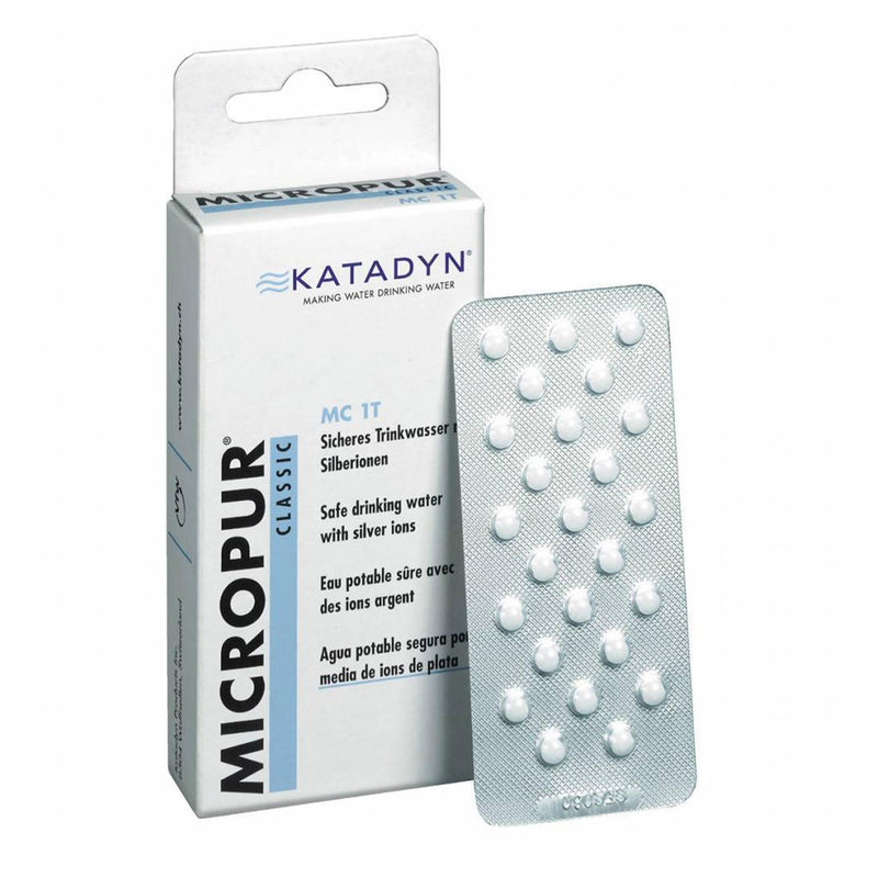 Katadyn Micropur Classic MC 1T Drinking Water Conservation Tabletter Pack med 4x25