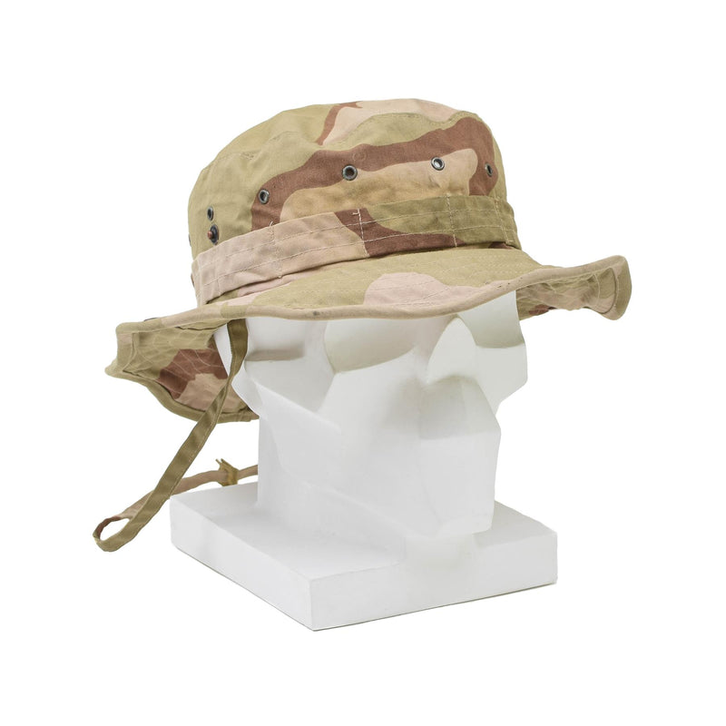 Äkta holländska armé boonie hatt dpm öken kamouflage mössa bred brim sommarhatt