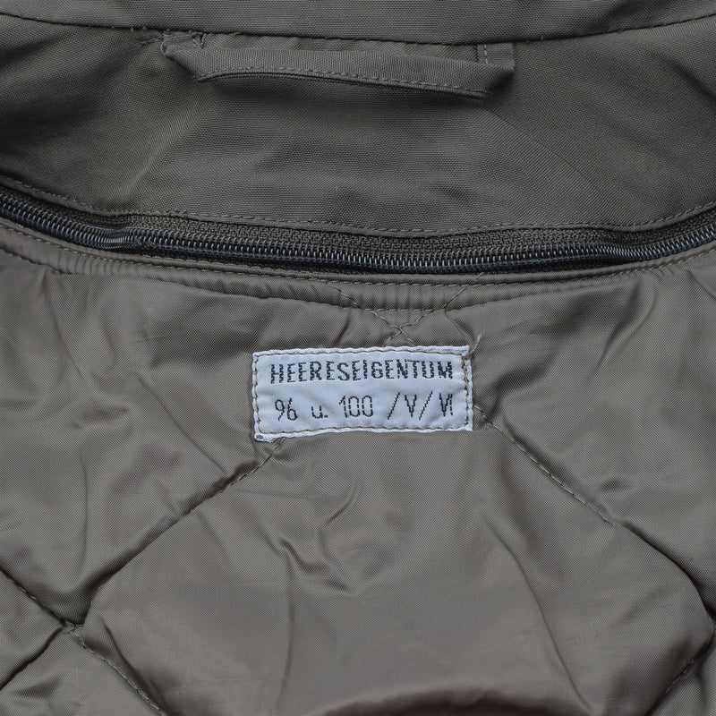 Original Österrikisk militär Gore-Tex Parka W Liner Rain Jacket Casual Formal