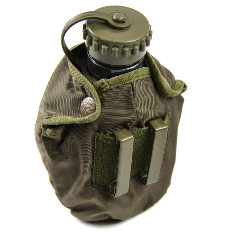 Original Österrikisk armé som dricker kolv Vattenflaska Militär Canteen Pouch Pouch