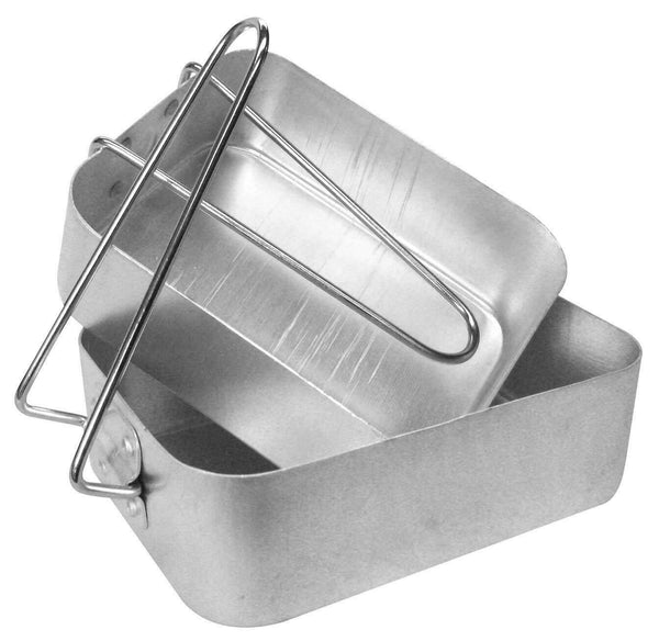 Mil-tec armé mess kit militär mess burkar brittisk stil äta redskap nya