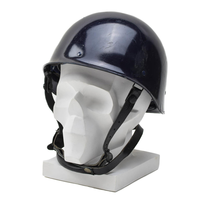 Äkta franska militära MP Blue F1 Tactical Helmet Combat Field Gear Vintage New