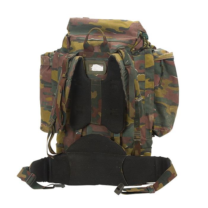 Original Belgien militär taktisk fält ryggsäck Stor 110L vandring campingväska