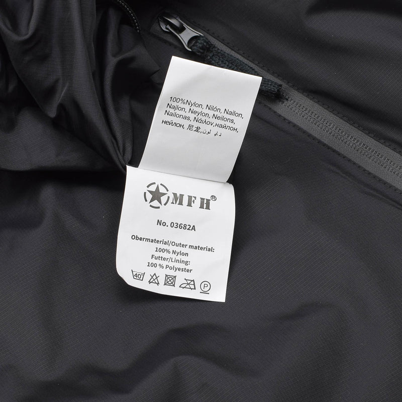 MFH Brand Thermal Jacket Lätt huva sportkläder Anorak Sportsjacka Ny