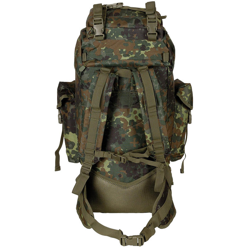 MFH Brand Army BW Combat Tactical Molle 65L ryggsäck Aluminium Rod Field Bag Ny