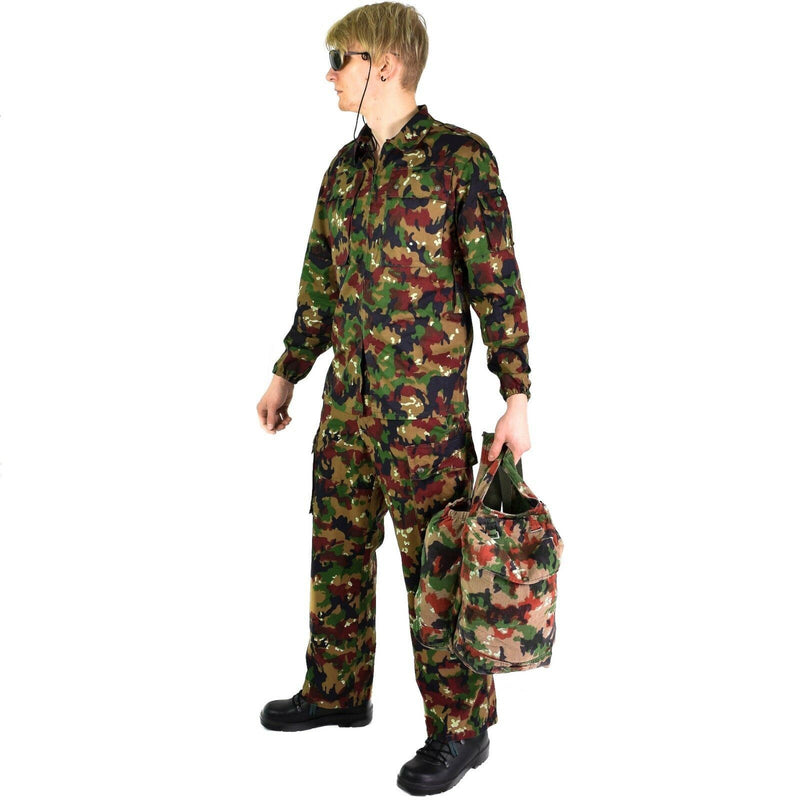 Original Swiss Army Pants M83 Combat Alpenflage Camo Field Trousers New