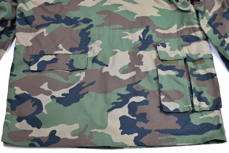 Original vintage Slovakisk arméfältjacka M97 Camo Military Combat Parka Ny