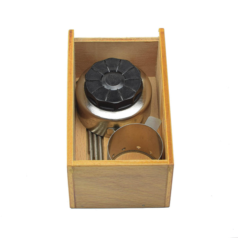 Original tjeckisk militär kompakt spis uppsättning vintage mini flytande bränsle brännare ny